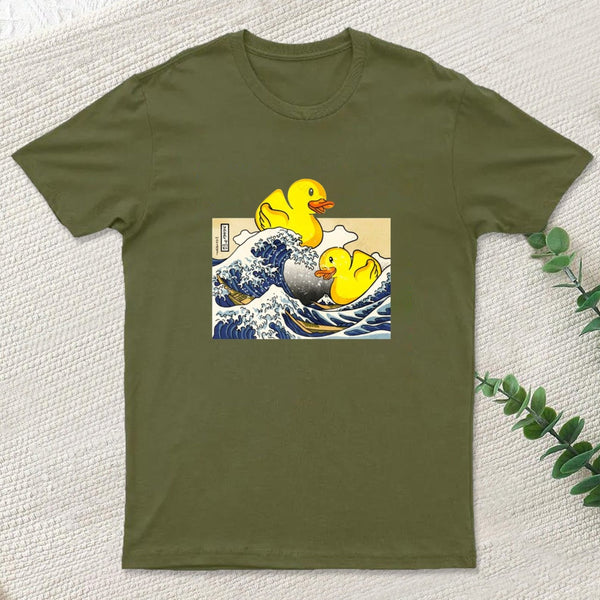 The Great Duck Off Kanagawa Entrageek T-Shirt