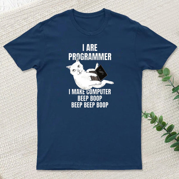 I Are Programmer Computer Cat T-Shirt