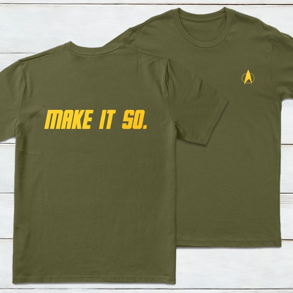 Command Approved Front And Back Printed Entrageek T-Shirt