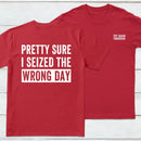 Try Again Tomorrow Front And Back Printed Entrageek T-Shirt