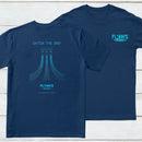 Enter The Grid Front And Back Printing Entrageek T-Shirt