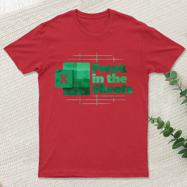 Freak In The Sheets Green Design Entrageek T-Shirt