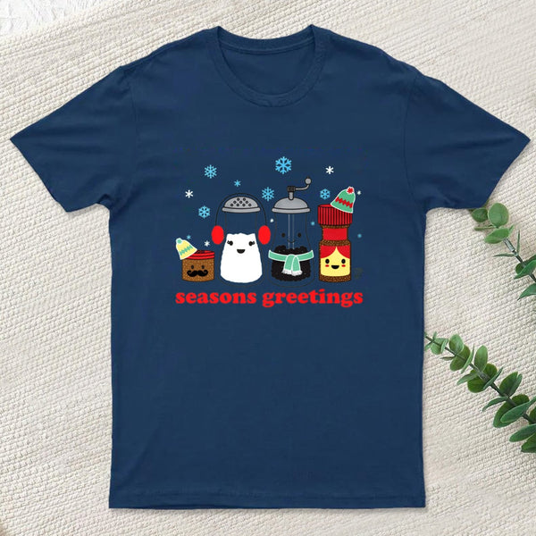 Seasons Greetings Entrageek T-Shirt