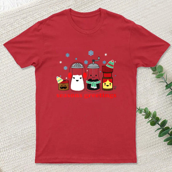 Seasons Greetings Entrageek T-Shirt