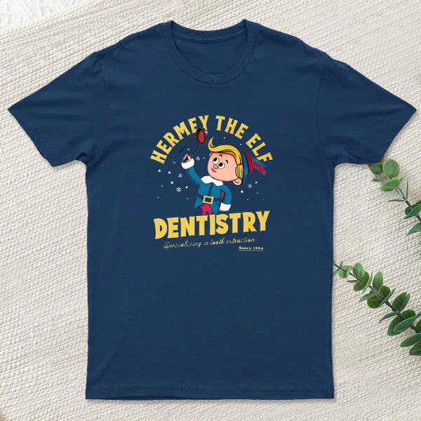 Hermey The Elf Dentistry Entrageek T-Shirt
