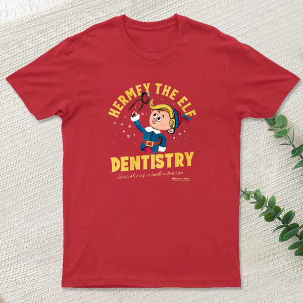 Hermey The Elf Dentistry Entrageek T-Shirt