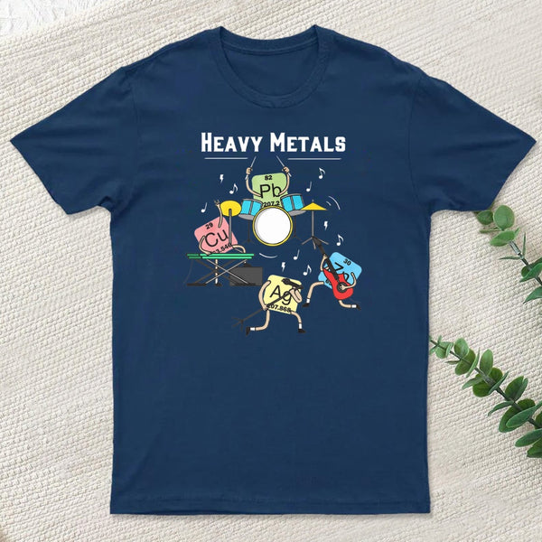 Heavy Metals Rock Chemistry Physics Periodic Table Of Elements Entrageek T-Shirt