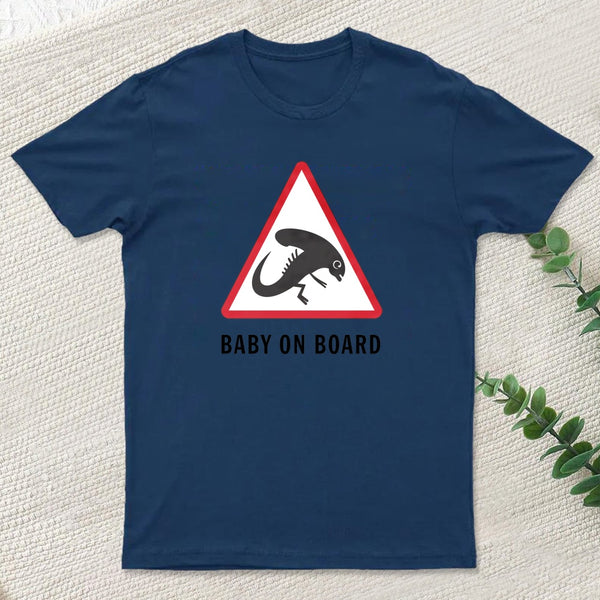 Baby On Board Alien Xenomorph T-Shirt
