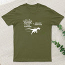 Distance Raptor Divided By Time Raptor Equals Velociraptor T-Shirt