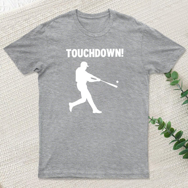 Touchdown Baseball Player Pure Cotton T-Shirt