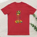 Rainbow Abstraction Melted Cube T-Shirt