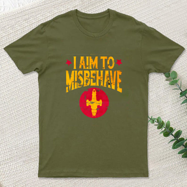 I Aim To Misbehave Firefly T-Shirt