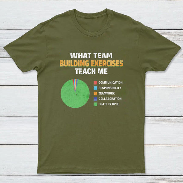 What Team Building Exercises Teach Me T-Shirt