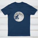 Dinosaur Bike And Moon T-Shirt