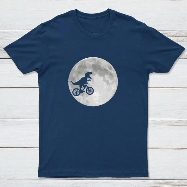 Dinosaur Bike And Moon T-Shirt