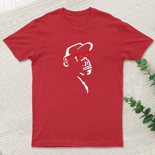 Chimp With Red Glasses T-Shirt