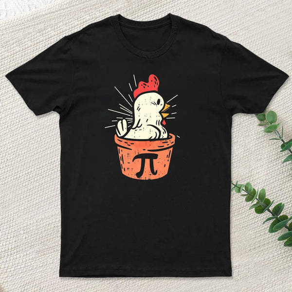 Funny Chicken Pot Pi T-Shirt
