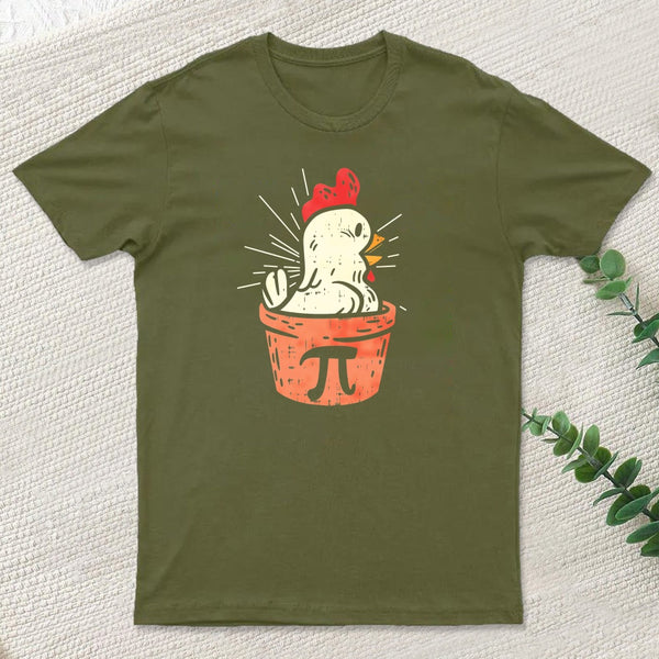 Funny Chicken Pot Pi T-Shirt