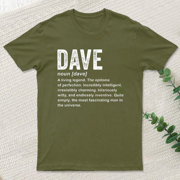 Personalized Definition Funny Dave T-Shirt