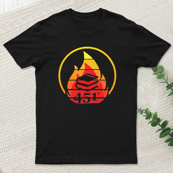 Fahrenheit 451 Retro Nerd T-Shirt