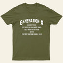 Gen X Wdgaf Entrageek T-Shirt