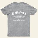 Gen X Wdgaf Entrageek T-Shirt
