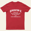 Gen X Wdgaf Entrageek T-Shirt