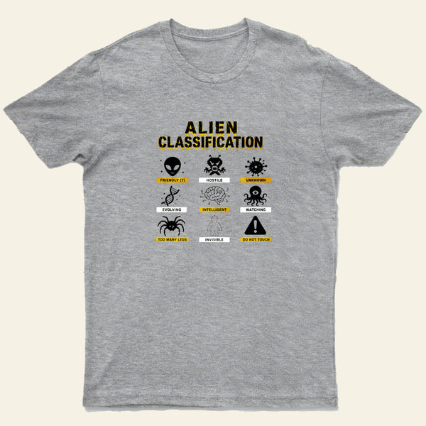 Alien Classification Entrageek T-Shirt