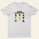 Alien Classification Entrageek T-Shirt