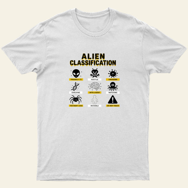 Alien Classification Entrageek T-Shirt