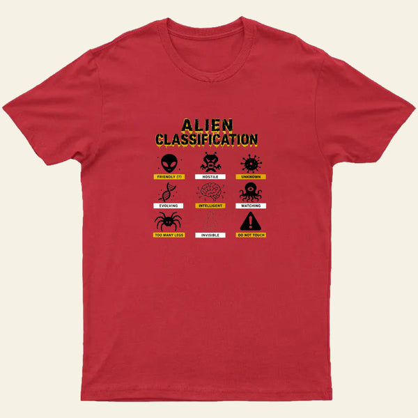 Alien Classification Entrageek T-Shirt