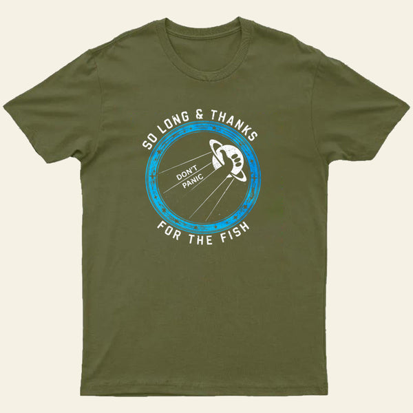 So Long Thanks For The Fish Entrageek T-Shirt
