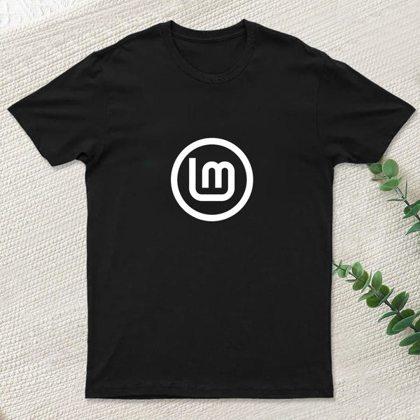 Linux Mint Logo Monochrome Edition T-Shirt