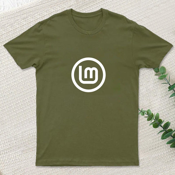 Linux Mint Logo Monochrome Edition T-Shirt