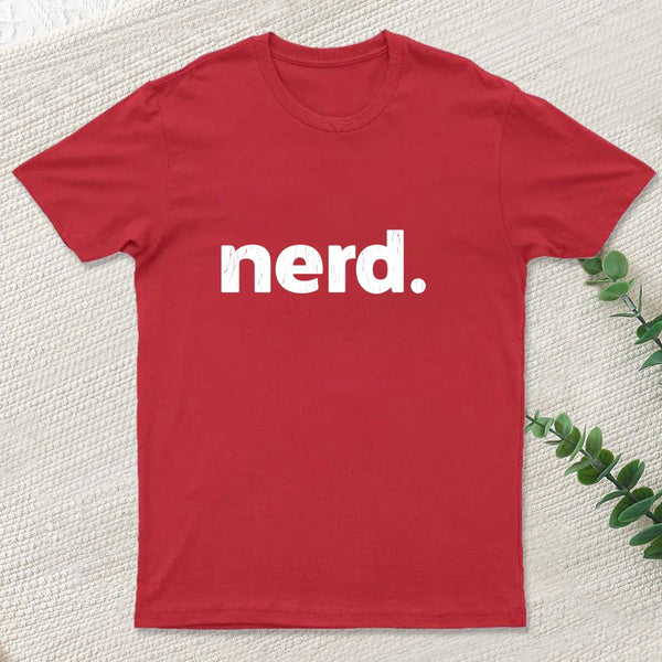 Nerd Vintage Grunge Effect T-Shirt