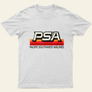 Defunct PSA Airlines 70s 80s Pacific/California T-Shirt