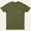 Shakespeare meets Schrodinger. White text on dark T-Shirt