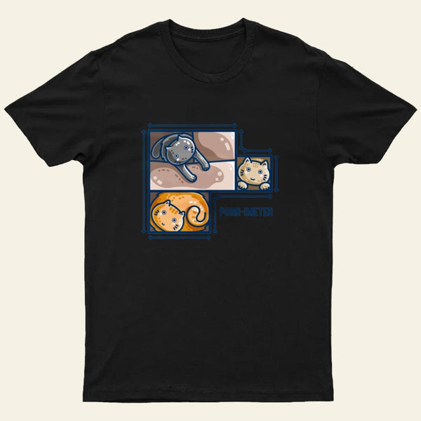 Purr-imeter Maths Cat Pun T-Shirt