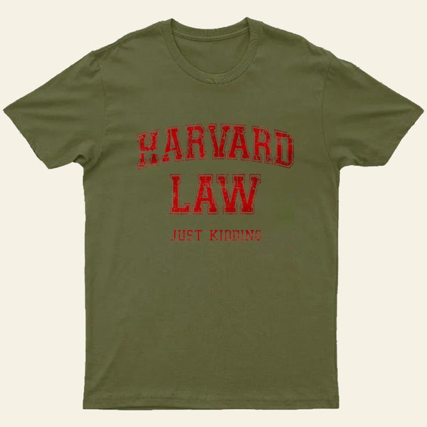 Vintage Harvard Law Jokes T-Shirt