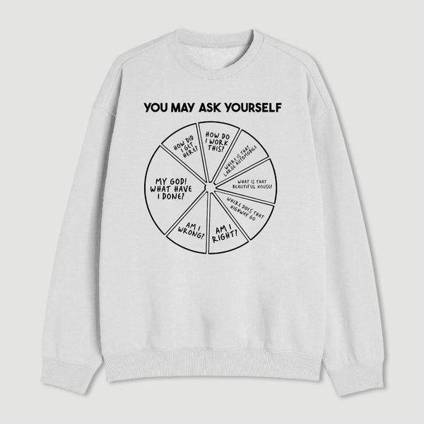 You May Ask Yourself Geek Sweatshirt