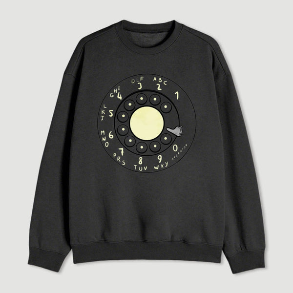 Rotary Dial Vintage Nerd Sweatshirt