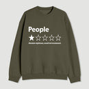 Funny 1-Star Review Graphic Sweatshirt