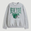 Vintage Football Hometown Team Print Sweatshirt