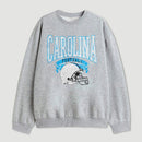 Vintage Football Hometown Team Print Sweatshirt