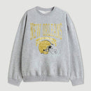 Vintage Football Hometown Team Print Sweatshirt