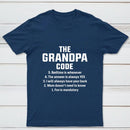 The Grandpa Code Fun Mandatory Yes Always Pure Cotton Short Sleeve T-Shirt