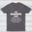 The Grandpa Code Fun Mandatory Yes Always Pure Cotton Short Sleeve T-Shirt