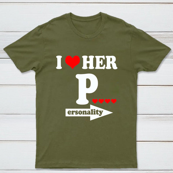 I Love Her Funny Couples Matching T-Shirt
