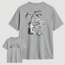 Vintage Dark Streetwear Street Style Star Flame Design T-shirt