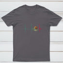 Mexico Heartbeat EKG Pulse Mexican Pride Emblem T-Shirt